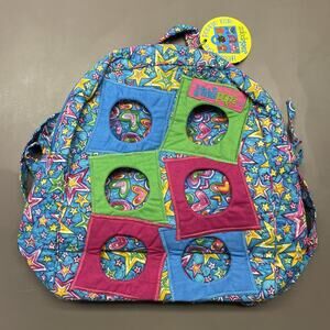 Webkinz Jack Popz 6 Pets Carrier Blue Star Backpack NWT